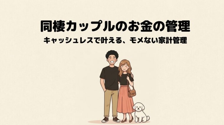 同棲カップルのお金の管理方法を徹底解説！共同口座・クレカ・家計簿アプリでキャッシュレス管理を実現する方法